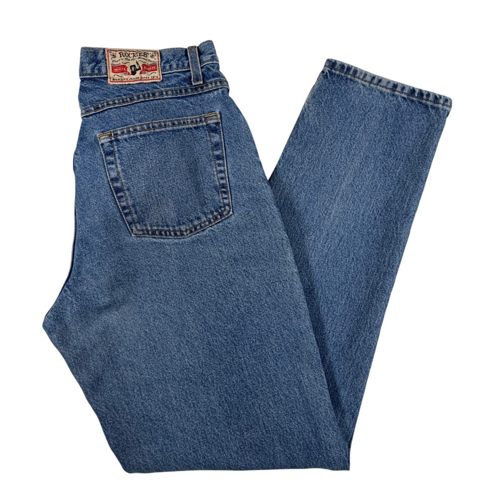 Rockies Vintage High‎ Waisted Relaxed Straight Leg Jeans Womens Size 11  30x32